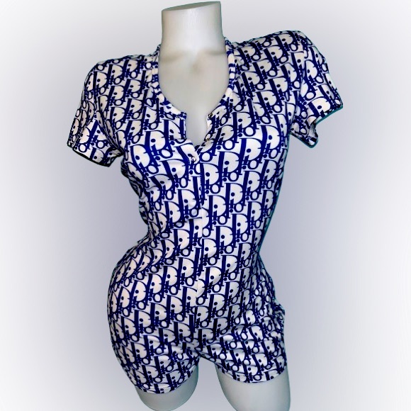 Dior Printed Romper - Picture 2 of 3